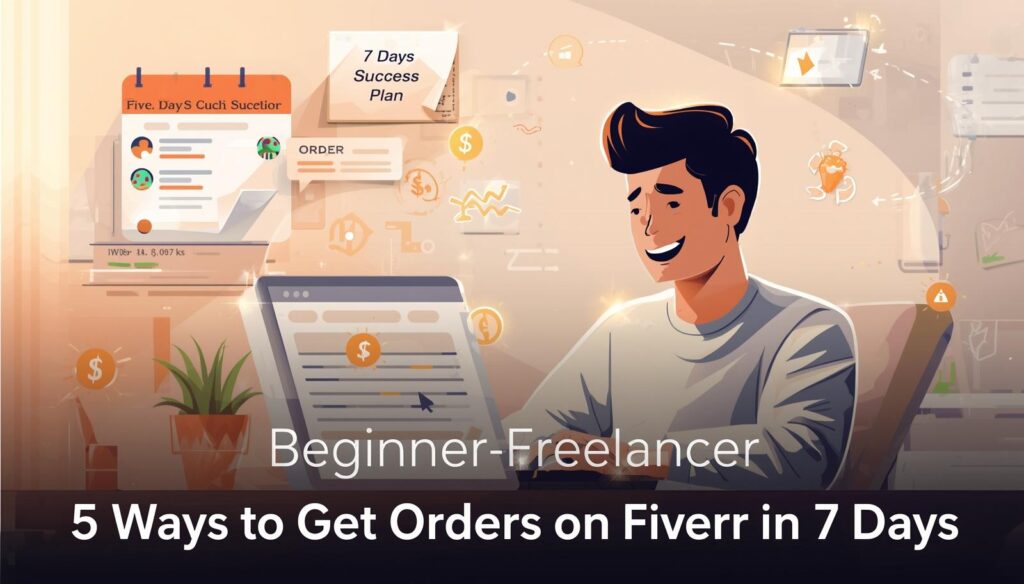5 Ways to Get Orders on Fiverr in 7 Days (Beginner Guide)